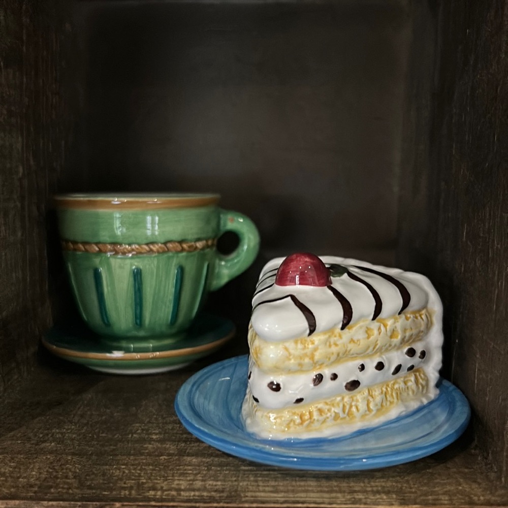 Coffee and Cake S&P shakers